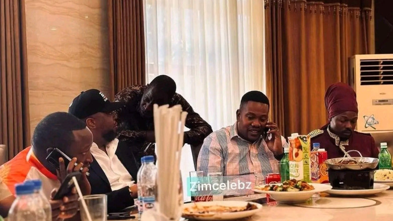 Zimbabwean Dancehall Artist Ricky Fire Spotted Dining with ZANU PF Officials Sparks Controversy-Zimmagazine